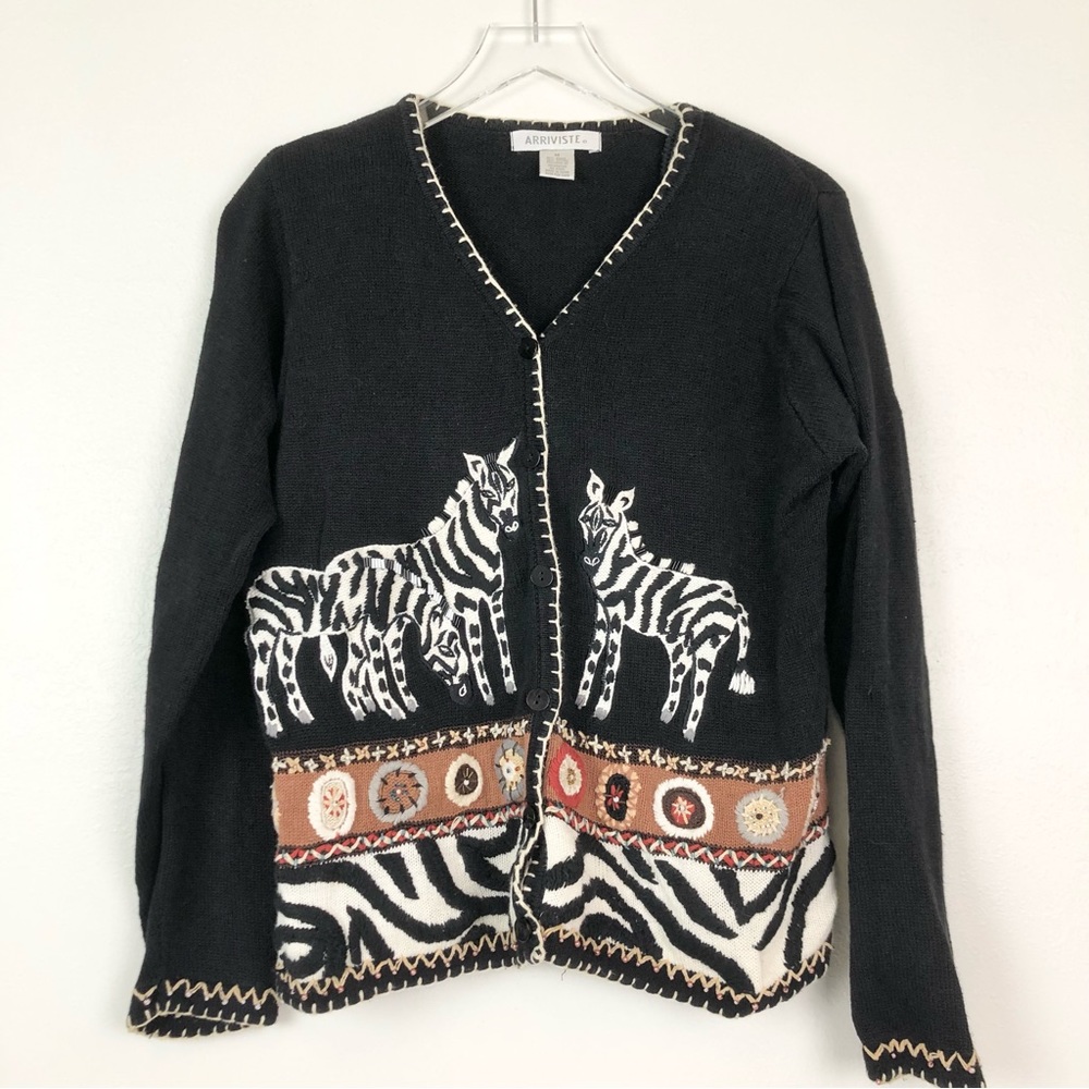 Arriviste Zebra Sweater